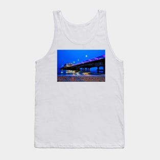 Bournemouth Pier And Beach Dorset England Tank Top